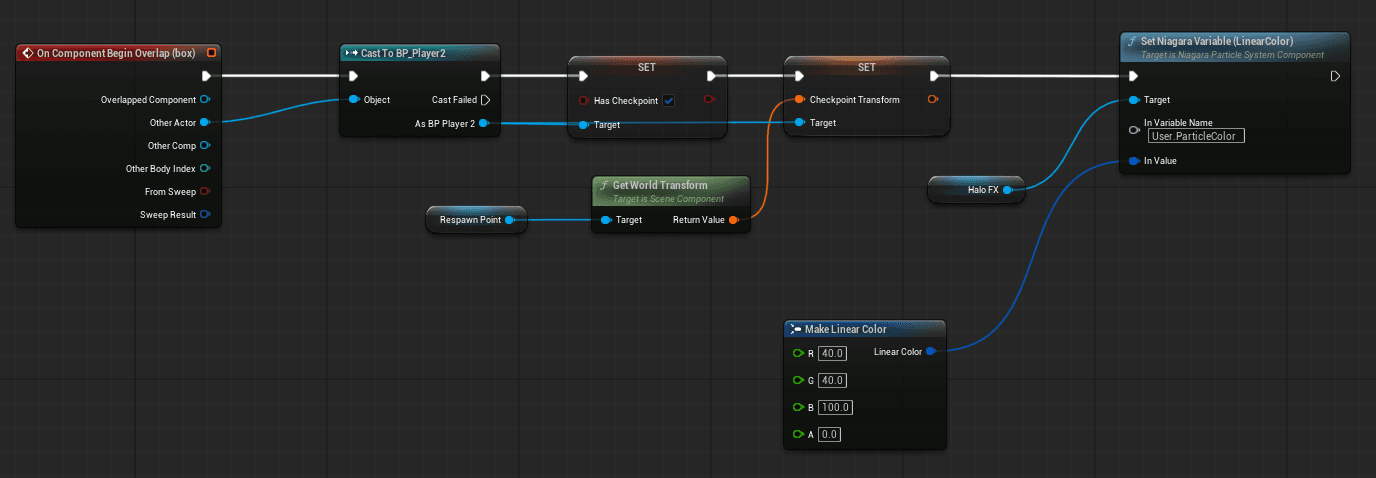 Blueprint "Checkpoint" System